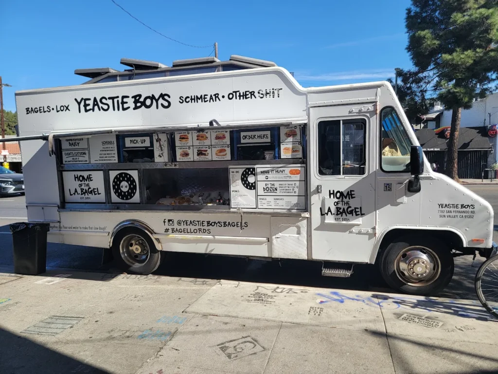 Breakfast sanswiches at Yeastie Boys Bagels