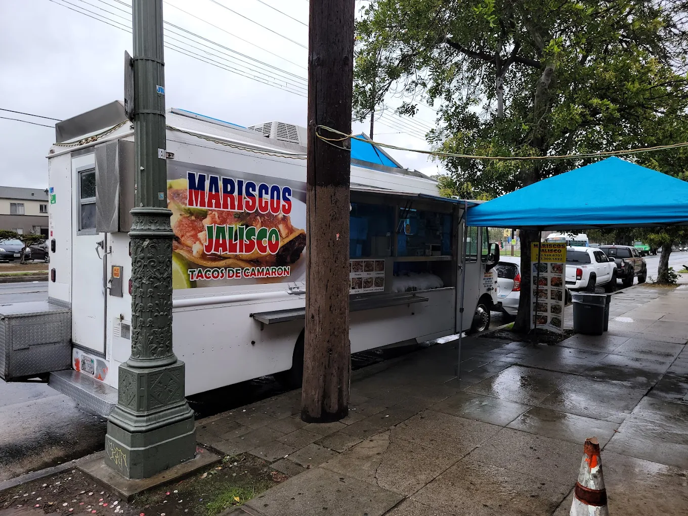 Greasy Tacos at Mariscos Jalisco 
